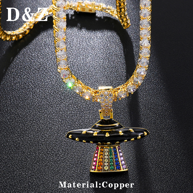 New Alien Big Eye ET Skull Mouster Skeleton Head UFO Chain Pendant Necklace M/&