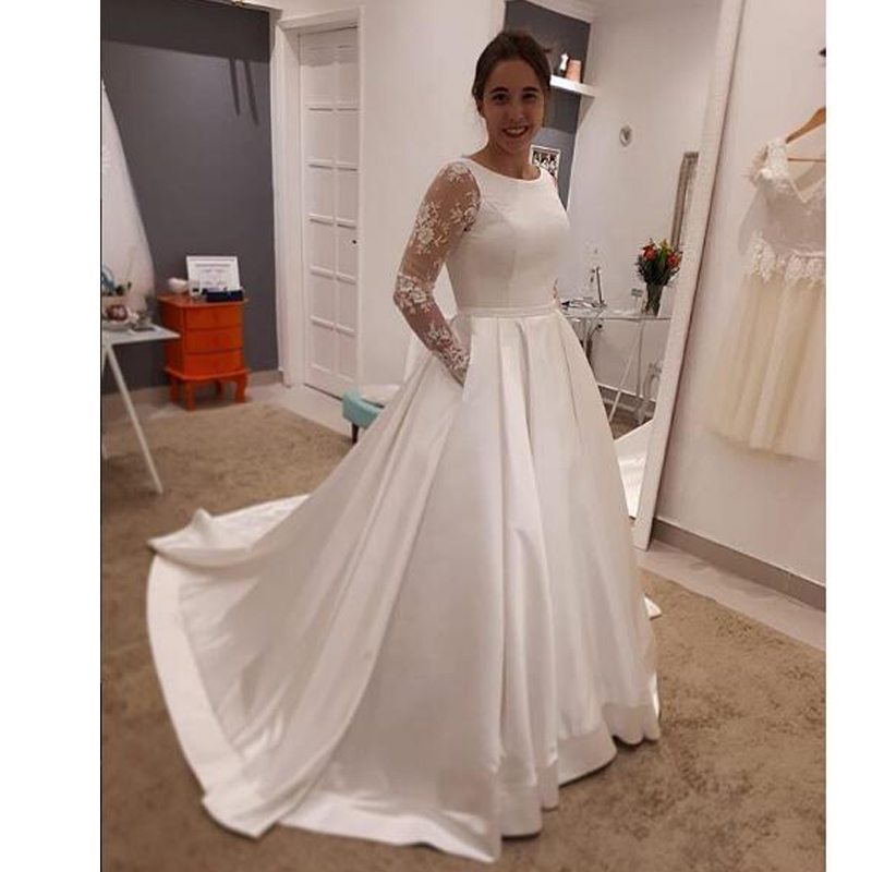 ball gown wedding dress with pockets