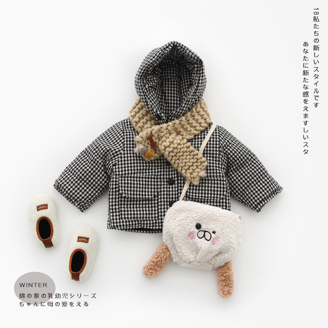 

Mihkalev Pattern plaid baby girl clothes winter infant girls hooded Clothing children lattice jacket and coat toddler outerwear, Multi