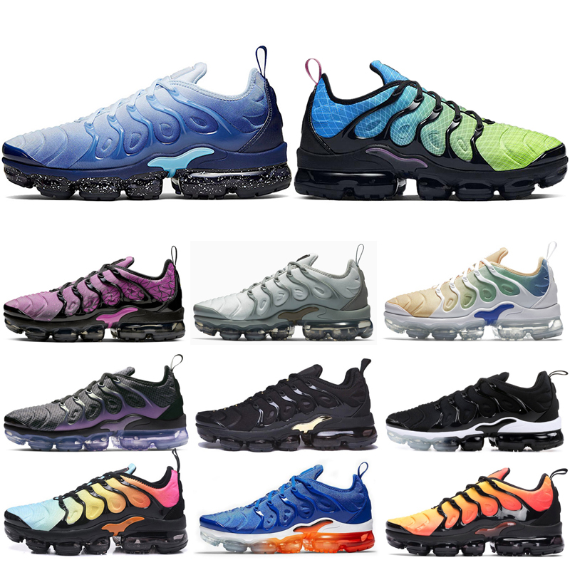 

2020 Mens Running Shoes Women Rainbow Black Volt Royal Persian Violet Grape Bleached Aqua Mens designer Trainer Sport Sneakers 36-45, Aurora green 40-45