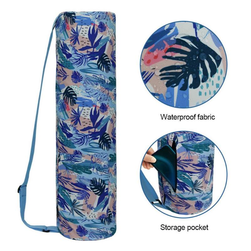 

69*16cm Practical Canvas Yoga Pilates Mat Carry Strap Drawstring Bag Sport Exercise Gym Fitness Backpack for 6mm Yoga Mat Bags