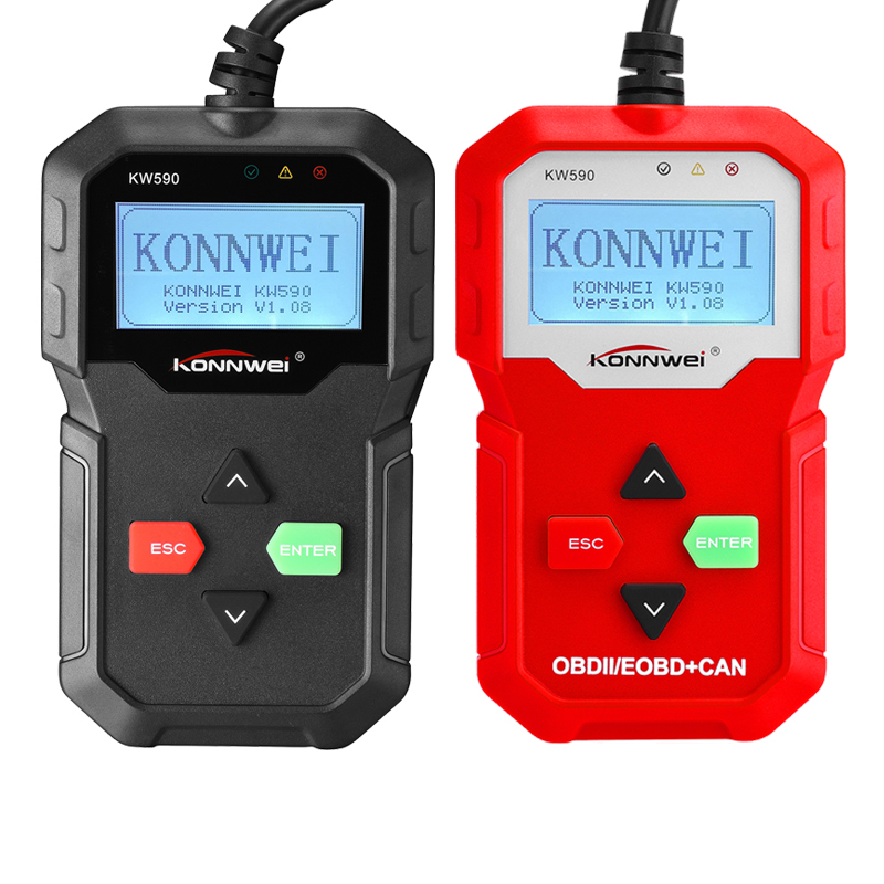 

KW590 car diagnostic tool OBDII CAN TOOL car fault diagnostic instrument detection code reader instrument