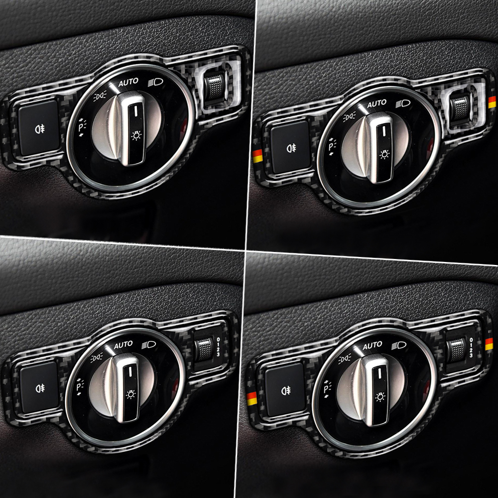 Accessories For Mercedes-Benz V Class 2014-2017 Headlight Lamp Switch Cover Kit