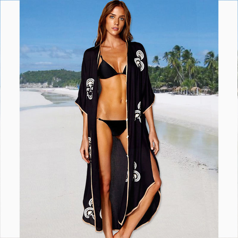 

Plus Size Beach Wear Swim Transparent Cover Up Beach Woman Coverups for Women Bathing Suit Cover Ups Pareos De Playa Mujer