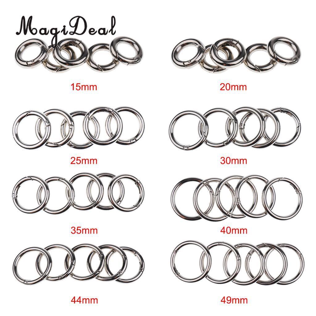 Karabinerhaken Schlüsselanhänger Campingrucksack Clips 15mm 10 Stk 20mm