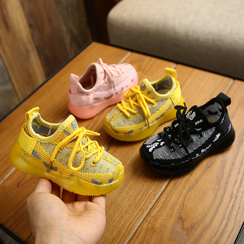 

2020 Spring Autumn Children Shoes Sneakers Soft Bottom Non-slip Casual Kids Shoes Boys Girls Sport Breathable Infant Shoe, Pink