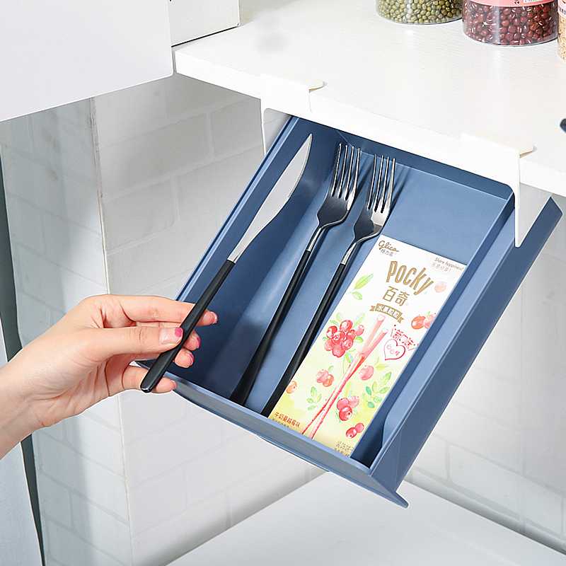 

045 Kitchen Multifunctional Cabinet partition hanging drawer storage box