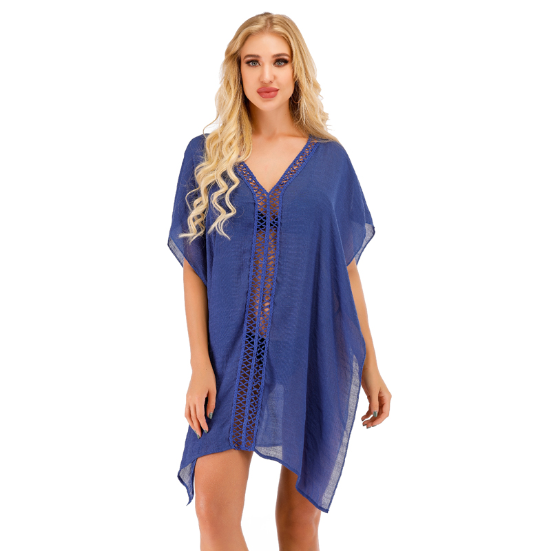 

Cover Up Crochet Swimsuit Beach Dress Bikini Tunic Women 2020 Summer Ladies Cover-Ups Bathing Suit Beach Wear