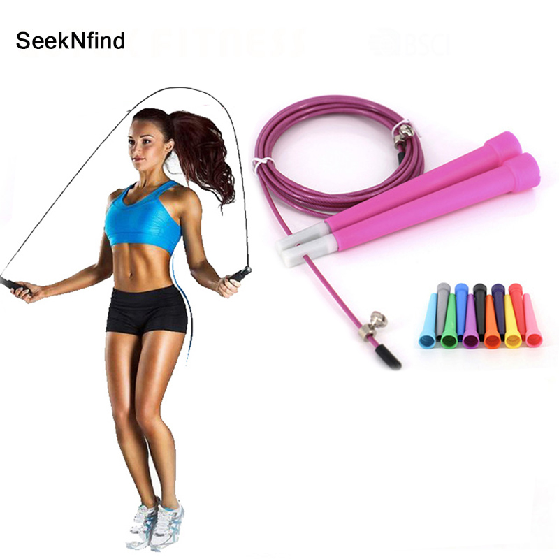 

Fitness Jump Skipping Ropes Adjustable Fast Flexible Speed Jump Ropes Crossfit Men and Women Training Gym Exerciser