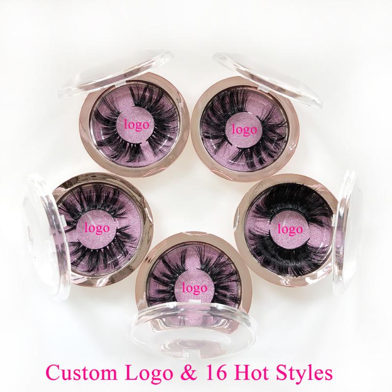 

Fluffy Mink Eyelashes 25mm Lashes Makeup Thick 5D Mink False Eyelashes 100% Hand Made Eyelash For Wholesale Girlglee Fake Lashes