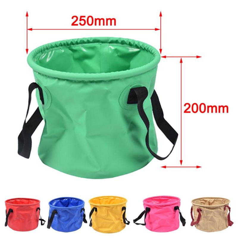 

30L Multifunctional Collapsible Folding Water Bucket Container Carrier Storage for Outdoor Camping BBQ Fishing Traveling, Pink 30l
