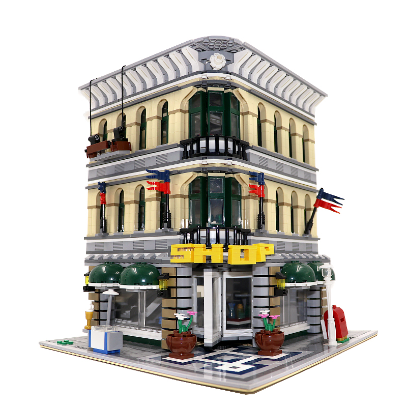 

Creator Block Grand Emporium 2232Pcs Street View Model Building Blocks Bricks Education Toys Christmas gifts Compatible With 10211