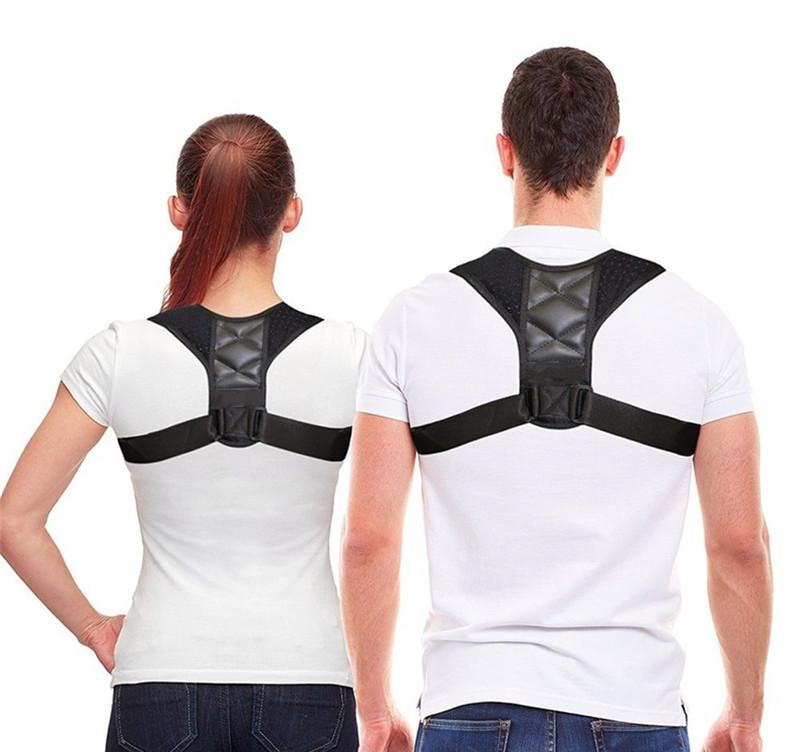 

Dropshipping Posture Corrector Clavicle Spine Back Shoulder Lumbar Brace Support Belt Posture Correction Prevents Slouching in stock