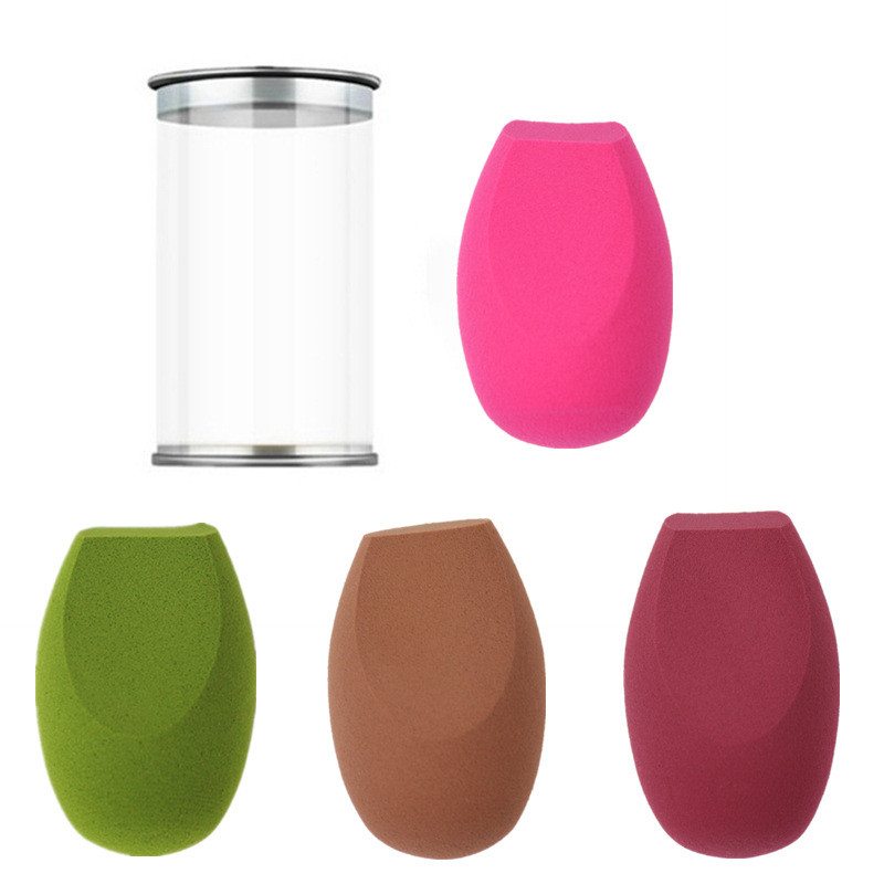 

Barrel Three-cut Non-latex Small Pudding Beauty Egg Cosmetic Puff Dual-use Bubble Foundation Makeup Puff Make Up Accessories
