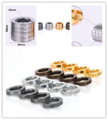 Golden Silver Gray Brown Fun Deformable Rings Self-defense muay thai dumbb Products Ring Lord of The Rings Outdoor Self-defense Finger Tiger-image-533949341