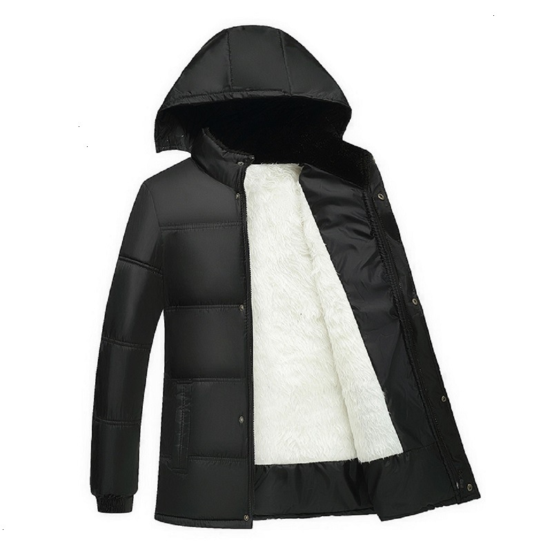 

Mode Winter Nieuwe Jas Mannen Warme Jas Fashion Casual Parka Medium-Lange Verdikking Mannen Voor Winter, Dark grey