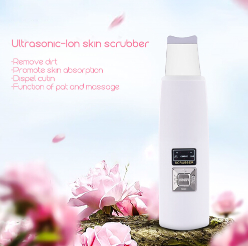 

Ultrasonic Skin Scrubber Face Cleanser Blackhead Acne Removal Facial Spa Vibration Massager Ultrasound Peeling Clean Machine