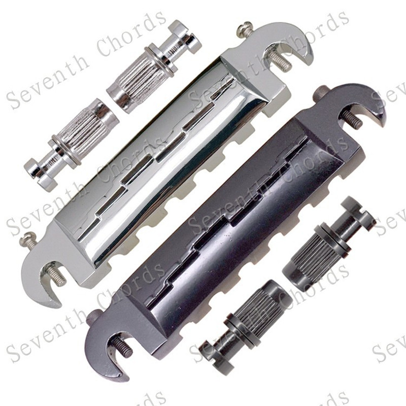 

A set of sliver 6 Strings Electric Guitar Bridge Guitar accessories Parts Musical instruments