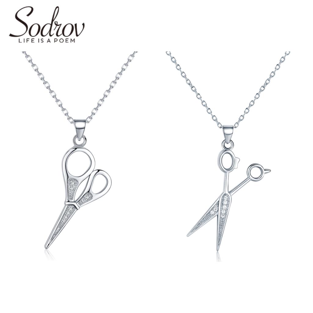 925 Sterling Silver Scissors Pendant Necklace Barber Hairdresser Artist UK Sell 925 Sterling Silver Scissors Pendant Necklace Barber Hairdresser Artist UK Sell