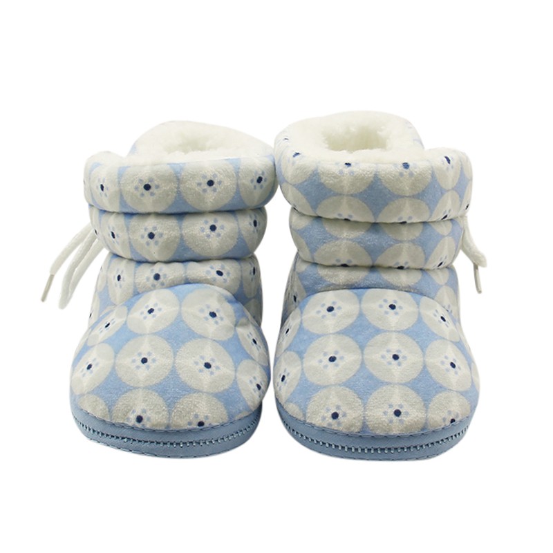 

Winter 3 Colors Newborn Baby Girls Lovely Fashion Boots Coins Circle Baby Cute Plus Cashmere Warm Baby Boots