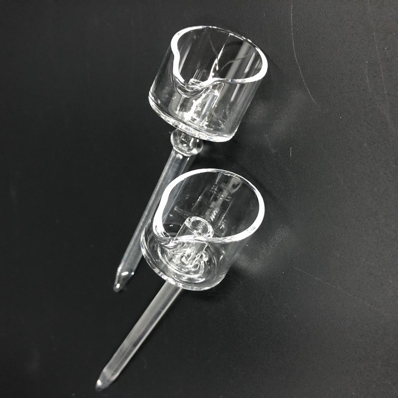 

100% Real Quartz Banger Carb Cap Dabber Vertical Dab Tool Internal domeless dabbing For 4mm Quartz Banger