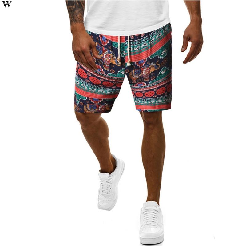

Beach Shorts Men Summer Hawaii Shorts Loose Straight Comfortable Drawstring Casual Hip Hop Homme Mens Short Pants 4.10