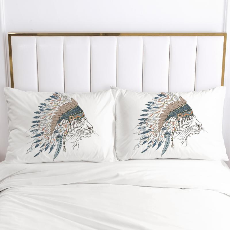 

Customize 3D 2PCS Pillow Cases Decoration Throw Pillow Cover Bedding PillowCase 50x75 70x70 Home textile Bohemia Drop Ship, Bohemian 023-white-p
