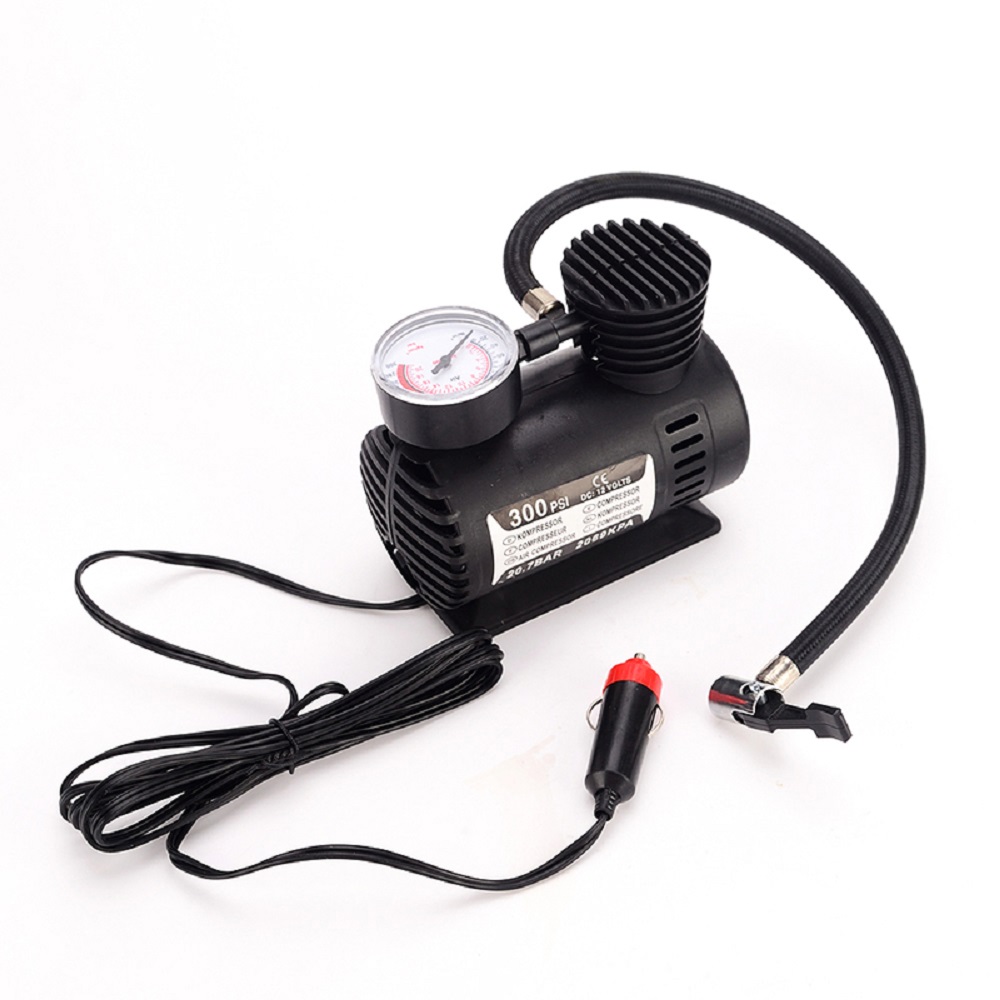 Pompe gonflable professionnelle de pompe de pneu de voiture de secours de voiture électrique 12V