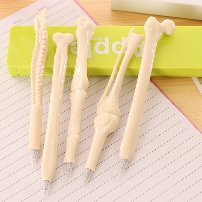 Skeleton Bone,Syringe Novelty Pen Writing Supplies Shape Ballpoint Doctor Nurse