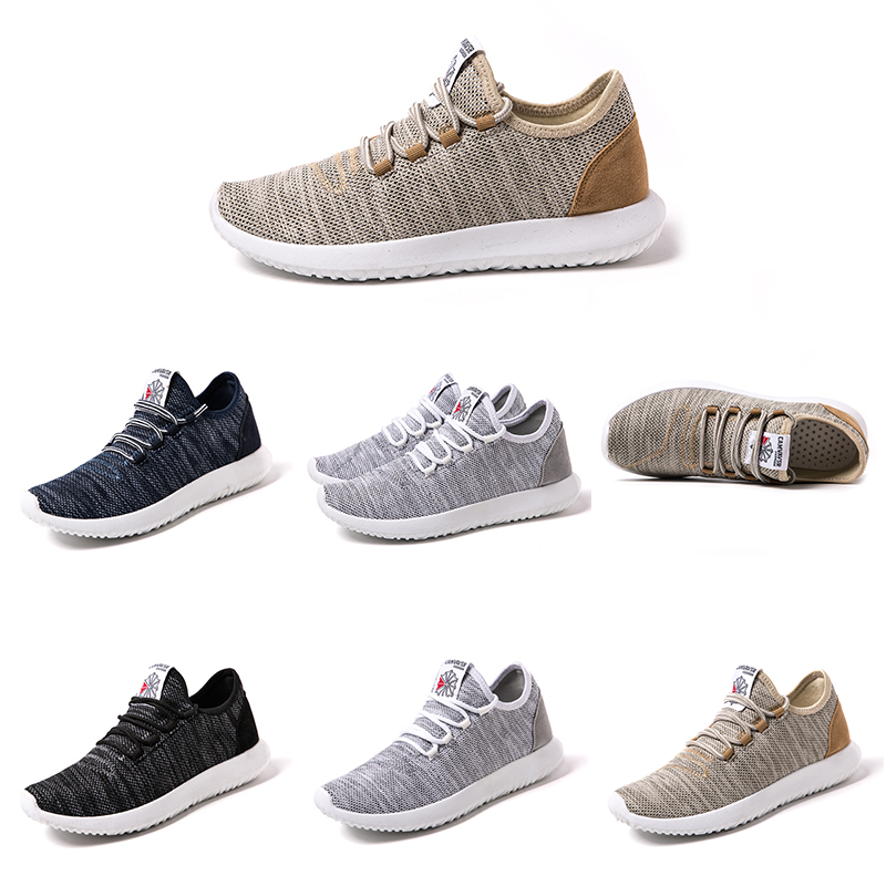 

Designer Flat shoes Comfortable women men running shoes Outdoor wallking Grey dark blue brown Homemade brand Made in China 39-44