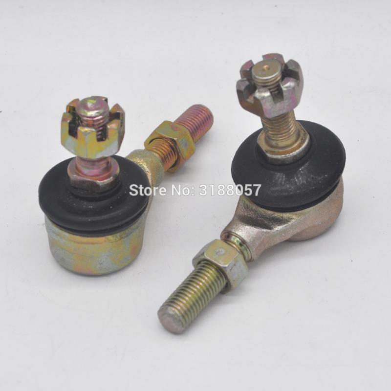 

1 Pair M10-M10 Tie Rod End Kits Ball Joint Fit For China ATV 50cc 110cc 150cc 200cc 250cc 300cc Go Kart Karting Quads Bike Parts, As pic