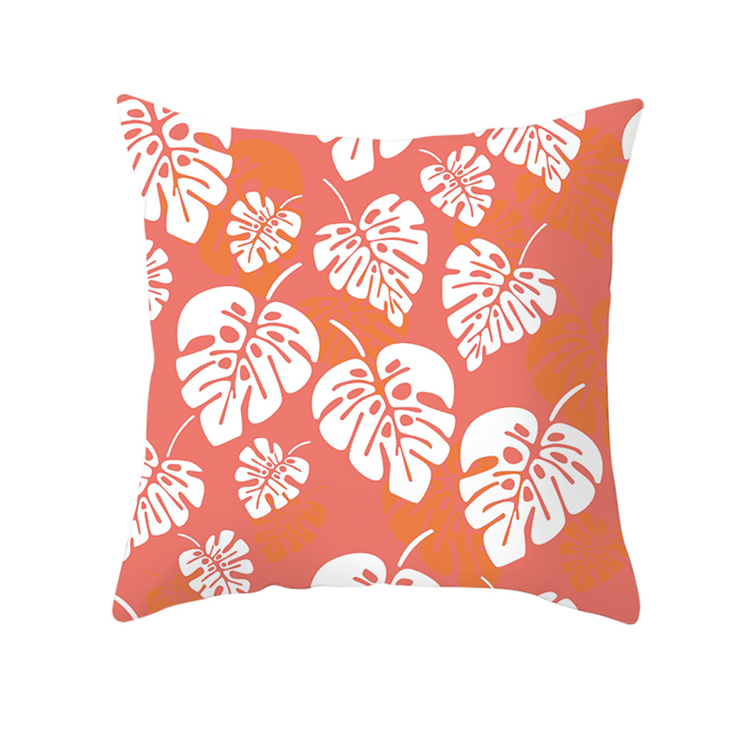 

45*45cm Living Coral Cushion Cover Polyester Pillowcase Sofa Waist Throw Home Bedroom Sofa Decor Cojines Decorativos Para, Beige