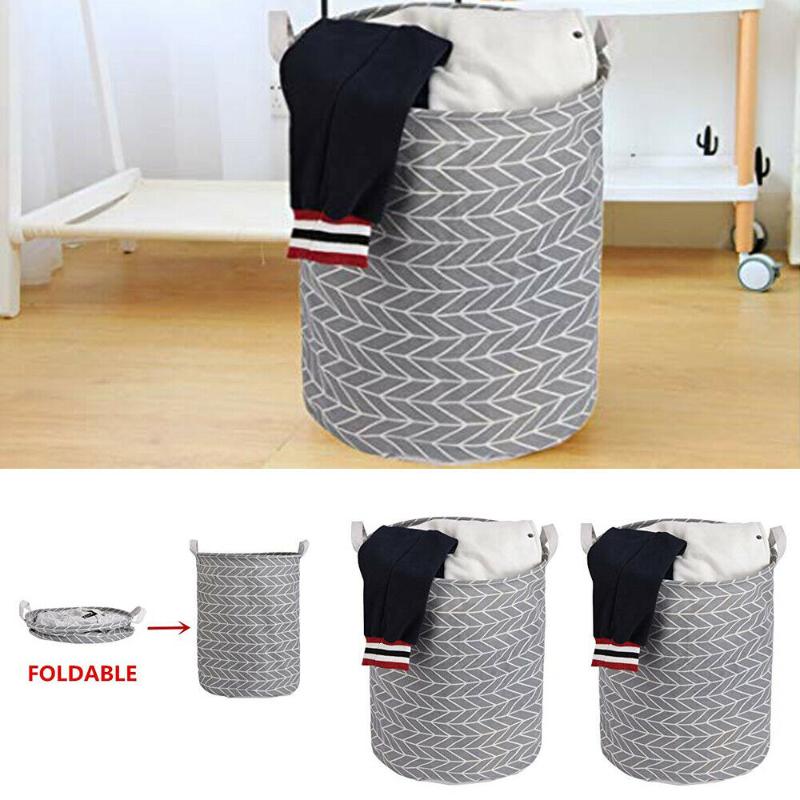 

Folding Geometry Dirty Clothes Toys Storage Bucket Dirty Laundry Basket Household Waterproof Storage Bag