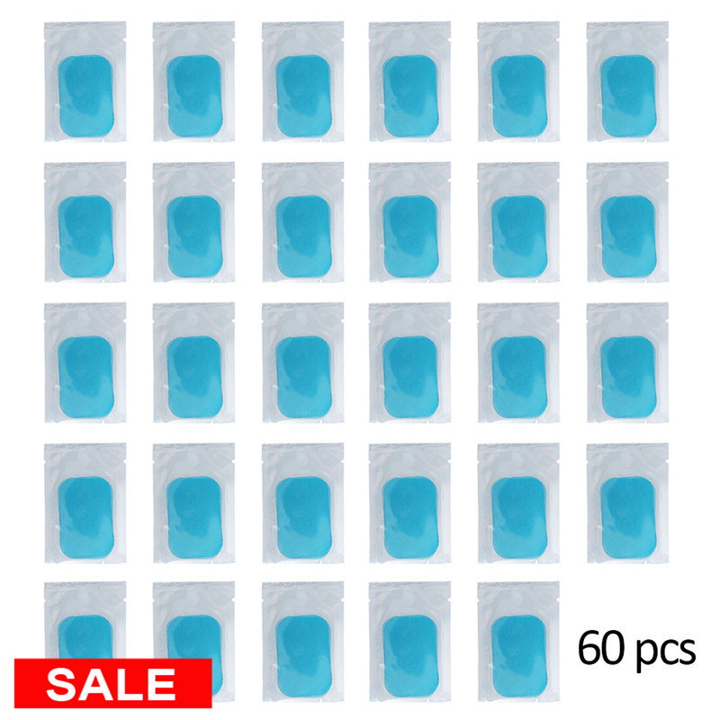 

60PCS Fitness Hydrogel Gel Stickers for Exercise Machine Muscle Stimulator Gel Pads Training Device Gym Equipment EMS Stickers