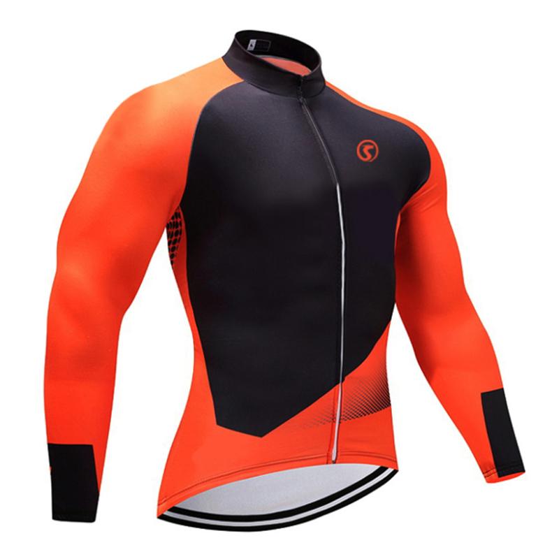 

WINTER 2020 sobycle Orange team pro cycling jersey MTB Ropa Ciclismo mens women THERMAL FLEECE bicycling Maillot tops bike wear, As pic