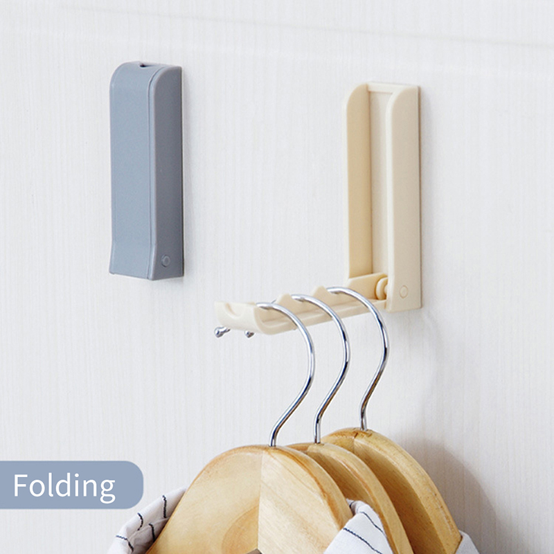 

Foldable shelf Hooks Strong Clothes Key Umbrella Shelves for Wall Door Changeable Shape kitchen Bathroom Rack Hanger