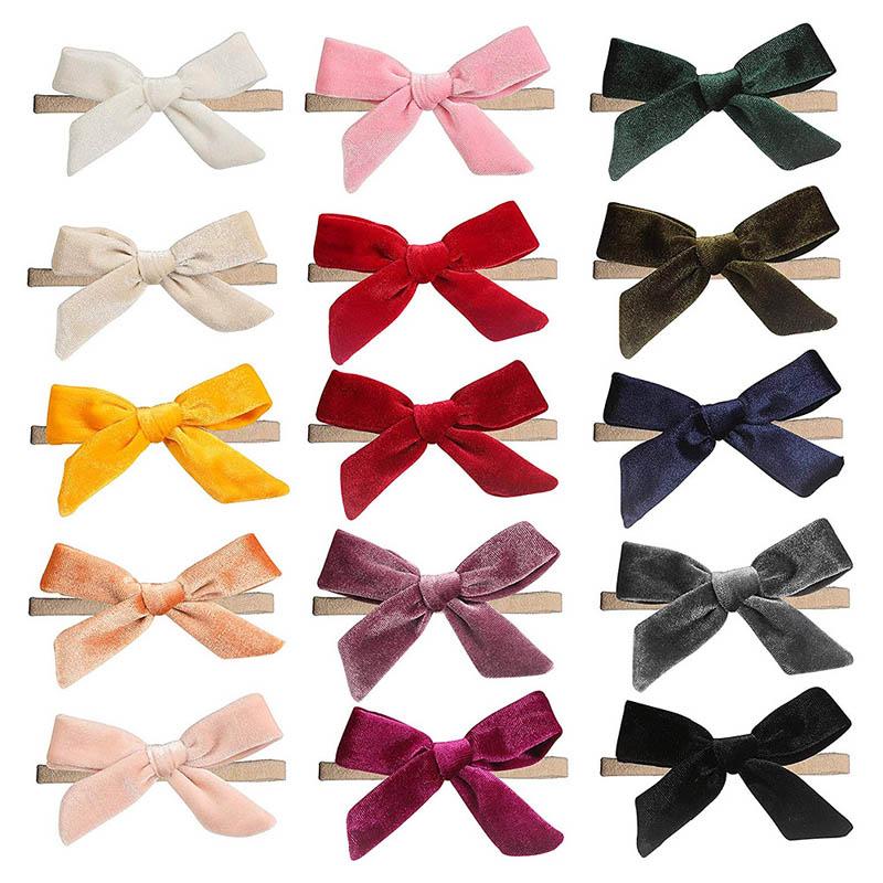 

28Color hair bows baby headband velvet baby girl headbands newborn designer headband designer headbands hair bands hair accessories, Multi-color