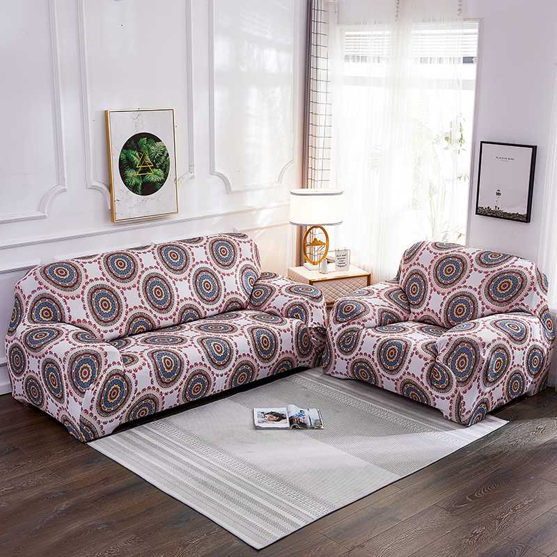 

2020 Mandala Sofa Cover Stretch Furniture Covers Elastic Sofa Covers For Living Room Slipcover seat spandex couch 1-4 seate