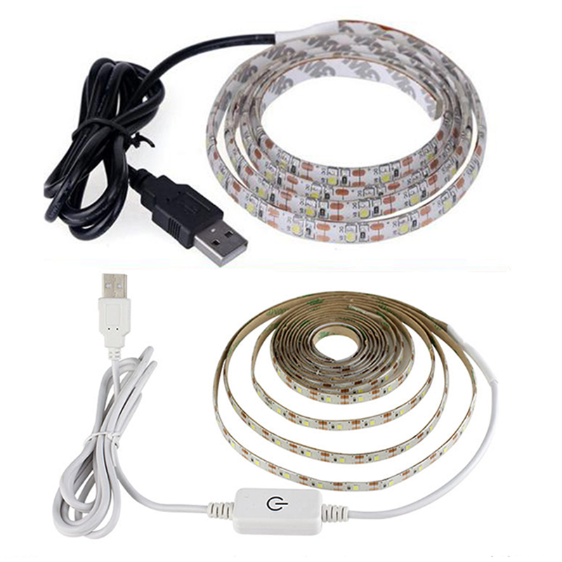 

USB led strip lights 1M 2M 3M 4M 5M Waterproof Dimmable led light strips SMD2835 Cool White Warm White Strip Flexible light