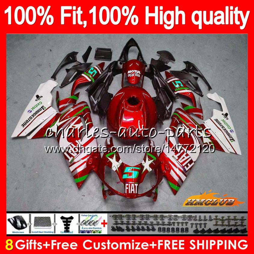 

Injection For Aprilia RS4 RSV125 RS125R 2006 2007 2008 2009 2010 2011 69NO.43 pearl red RS 125 RS-125 RS125 06 07 08 09 10 11 OEM Fairing, No. 1