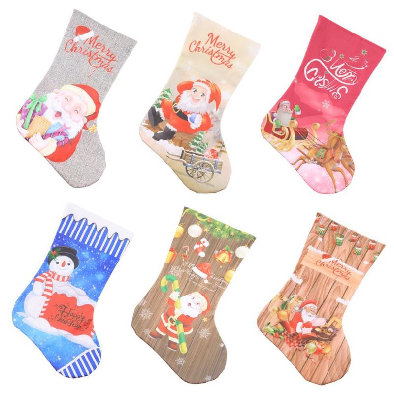 

Christmas Cute Socks Stocking Gift Bags for Home Hotel Xmas Tree Decoration
