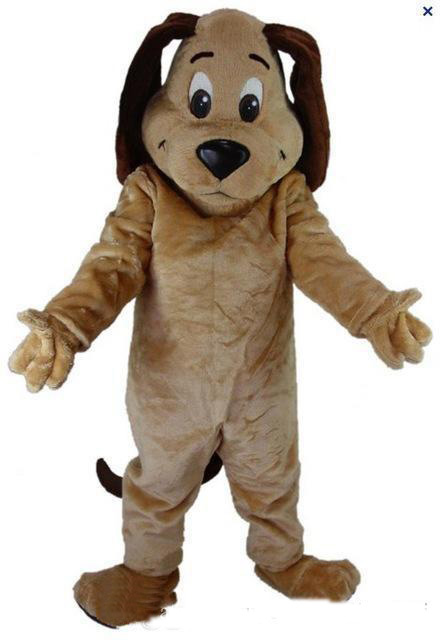 

2019 Discount factory hot TAN DOG MASCOT HEAD Costume Animal Theme Costumes free shipping, As pic