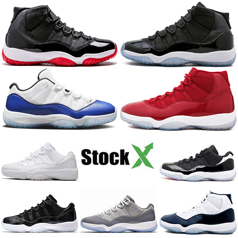 

Basketball Shoes Wholesale Jumpman Retro Sneakers Top Quality 11s 11 Mens Concord Blue Win Like Platinum Tint Low Barons Trainers, #30 snakeskin - pink 36-47