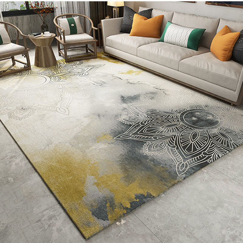 

Modern Art Chinese Style Carpet for Living Room Home Bedroom Carpet Anti-skid Soft Rugs and Carpets Sofa Study Floor Mats, Z10