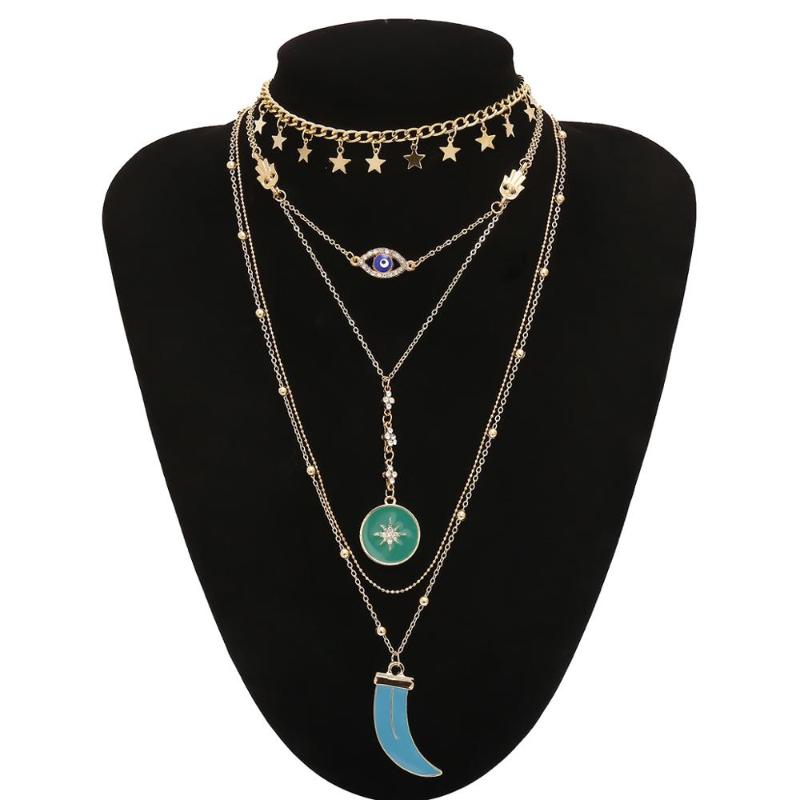 CS-DB Pendants Leavses Amour Pearl Silver Necklaces