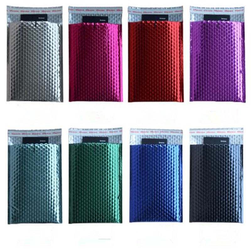 

20 PCS/Lot Different Specifications Gold Plating Paper Bubble Envelopes Bags Mailers Padded Shipping Envelope Bubble Mailing Bag