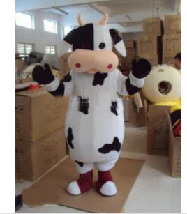 

2019 Discount factory sale Cow Mascot Costume Fancy Dress Outfit EPE, As picture