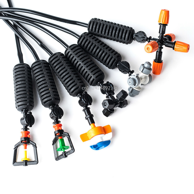 

Water Sprayer Hanging Anti Drip Misting Nozzle Cross Atomizing Nozzle Fog WATER SPRAY To Greenhouse Drip Irrigation Garden Tools