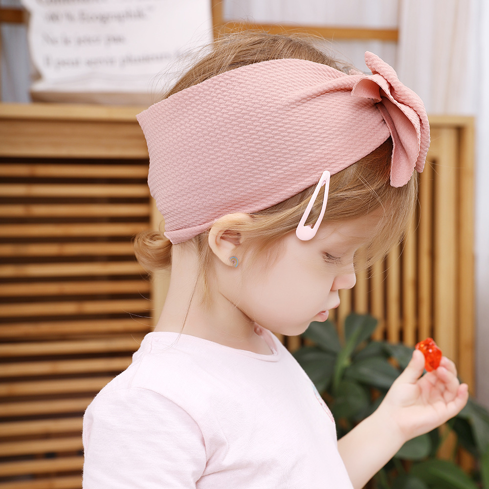 

Children autumn all-match simple bowknot hair band newborn baby double-layer bowknot head band