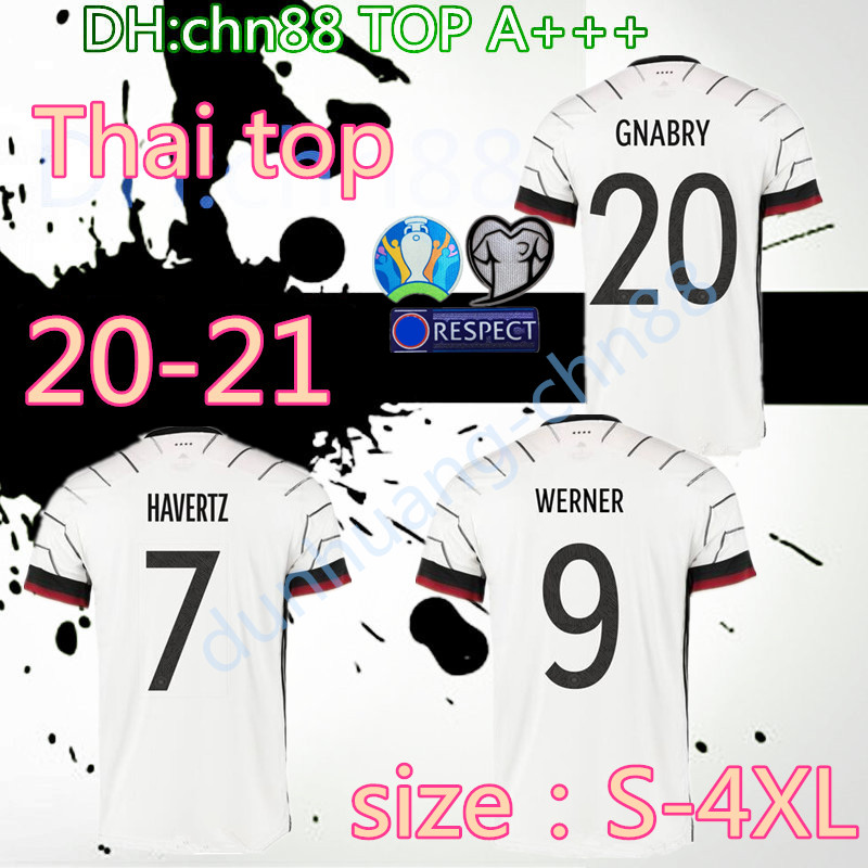 

size:S-4XL 19 20 soccer jerseys kids kit men football shirt HUMMELS KROOS DRAXLER REUS MULLER GOTZE soccer home uniforms